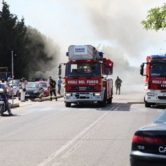 A fuoco una villa a Matinelle